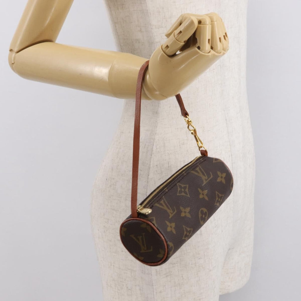 Louis Vuitton Papillon Pochette Monogram Canvas Brown Canvas Clutche & Pouche Bag (Pre-Owned)