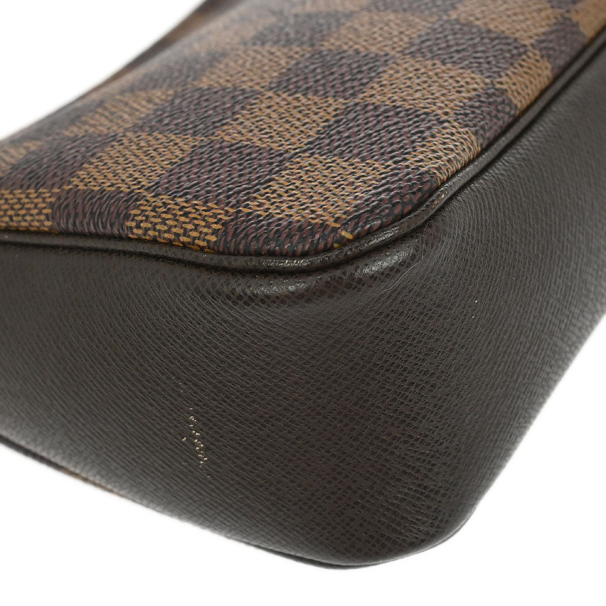 Louis Vuitton Trousse Make Up Bag Damier Canvas Brown Canvas Clutche & Pouche Bag (Pre-Owned)
