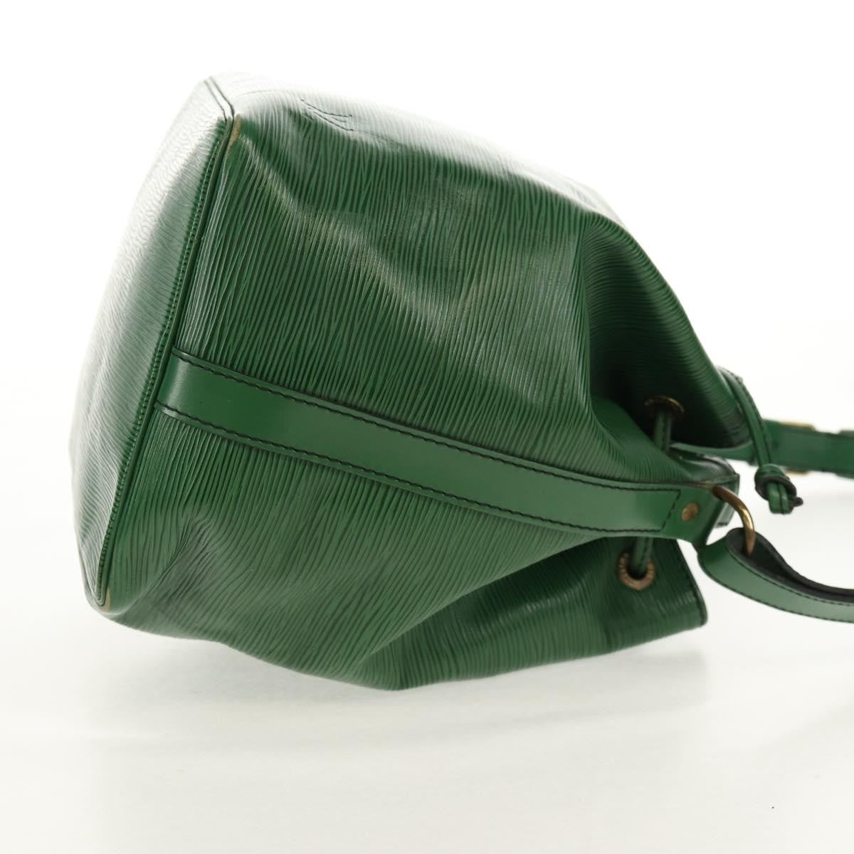 Louis Vuitton Petit Noe Handbag Epi Leather Green Leather Shoulder Bag Bag (Pre-Owned)