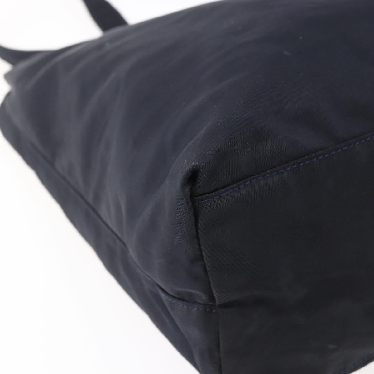 Prada Front Pocket Zip Tote Tessuto Black Nylon Tote Bag Bag (Pre-Owned)
