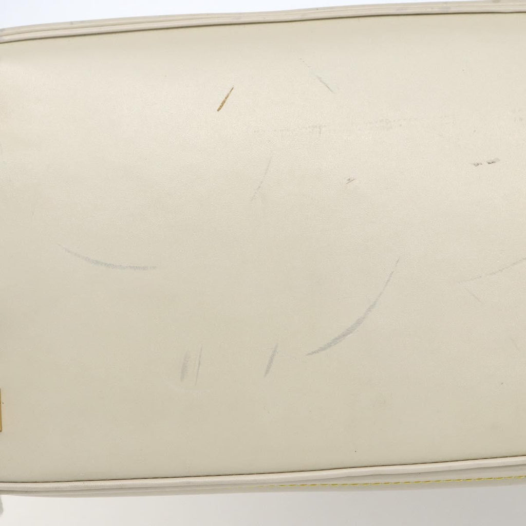 Louis Vuitton Suhali Lockit Handbag Leather White Leather Handbag (Pre-Owned)