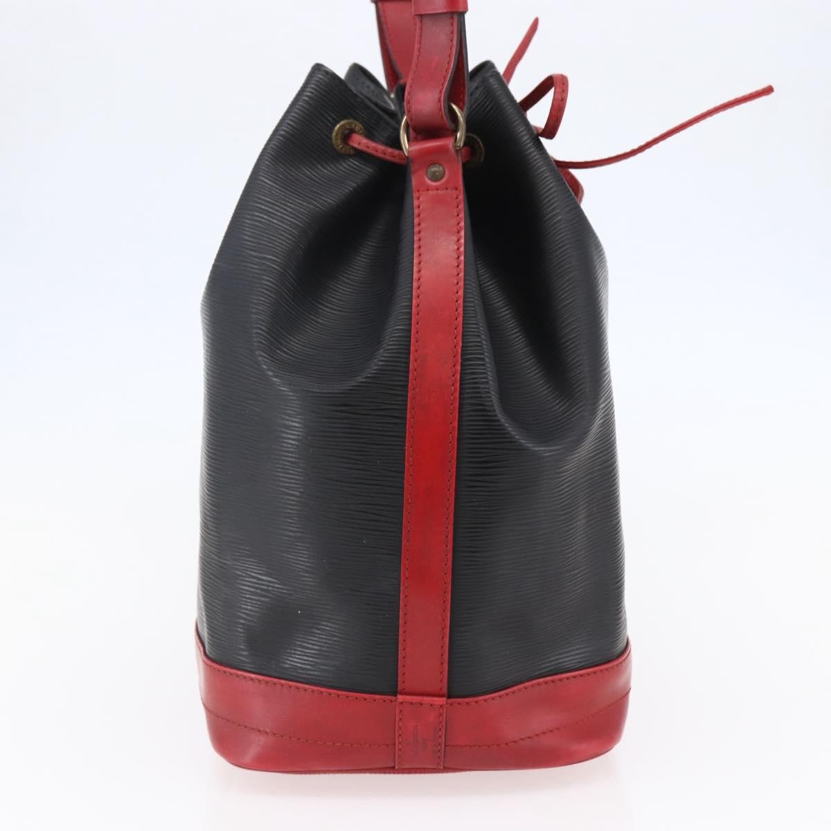 Louis Vuitton Bicolor Noe Handbag Epi Leather Black Leather Bag (Pre-Owned)