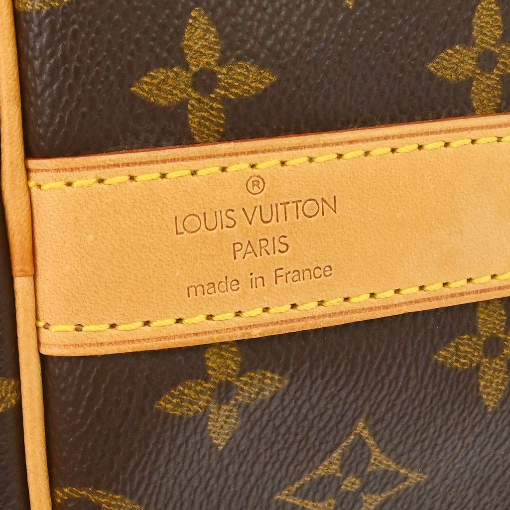 Louis Vuitton Keepall Bag Monogram Canvas Brown Canvas Travel Bag Bag (Pre-Owned)