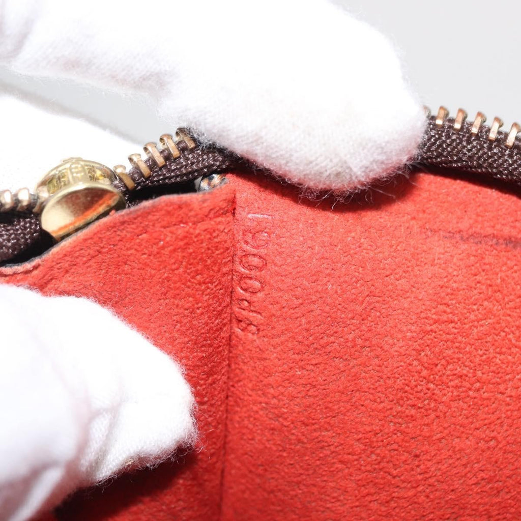 Louis Vuitton Marais Bucket Zip Pouch Damier Brown Canvas Clutche & Pouche Bag (Pre-Owned)