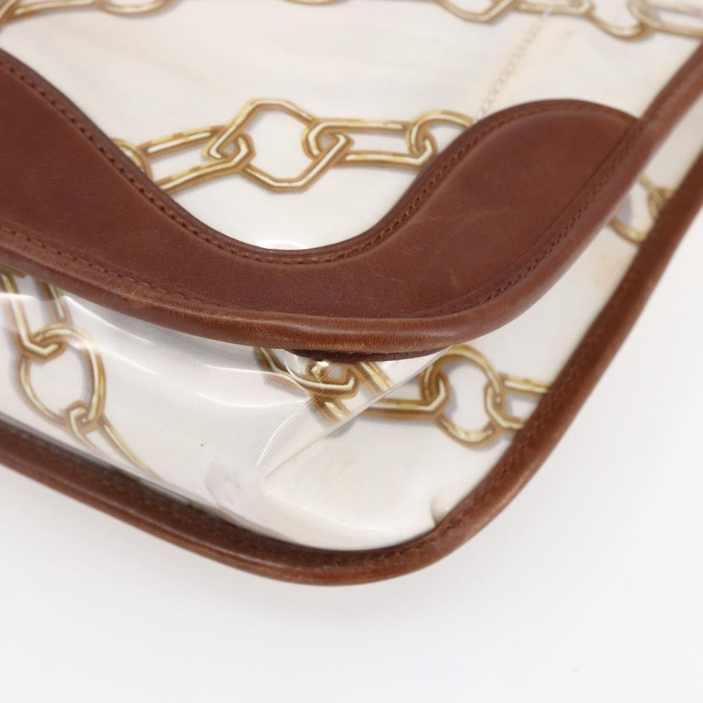 Louis Vuitton Charms Musette Handbag Pvc Over Printed Silk White Plastic Shoulder Bag Bag (Pre-Owned)