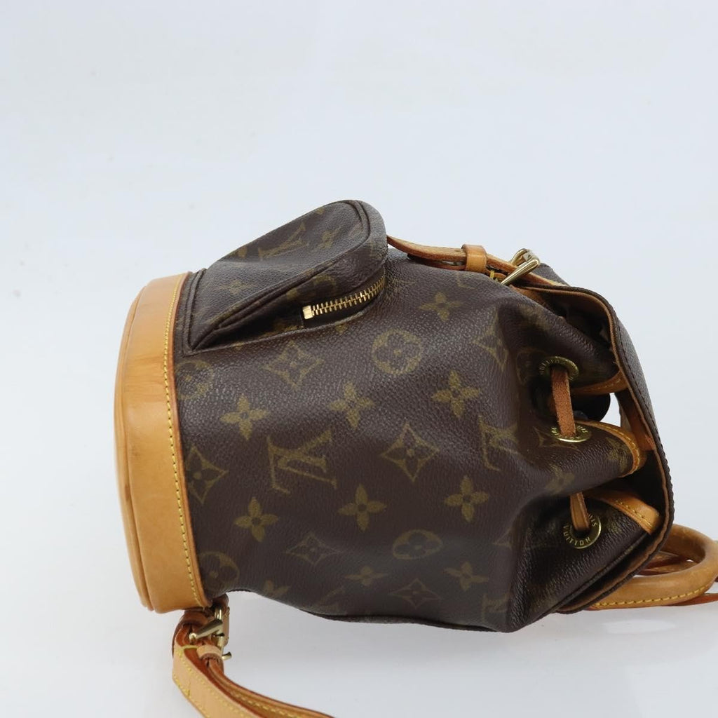 Louis Vuitton Vintage Montsouris Backpack Monogram Canvas Brown Canvas Handbag (Pre-Owned)