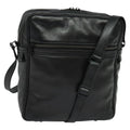 Louis Vuitton Clarkson Messenger Bag Monogram Shadow Leather Black Leather Bag (Pre-Owned)