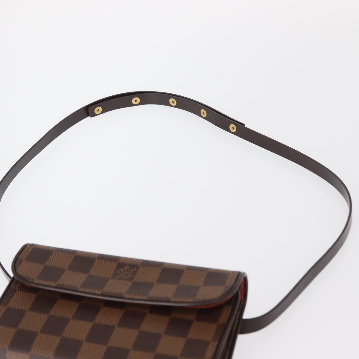 Louis Vuitton Florentine Waist Bag Monogram Canvas Brown Canvas Clutche & Pouche Bag (Pre-Owned)