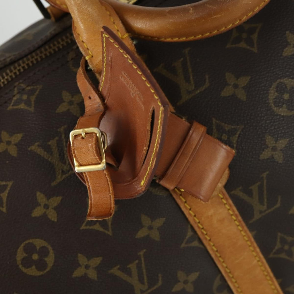Louis Vuitton Keepall Bag Monogram Canvas Brown Canvas Travel Bag Bag (Pre-Owned)