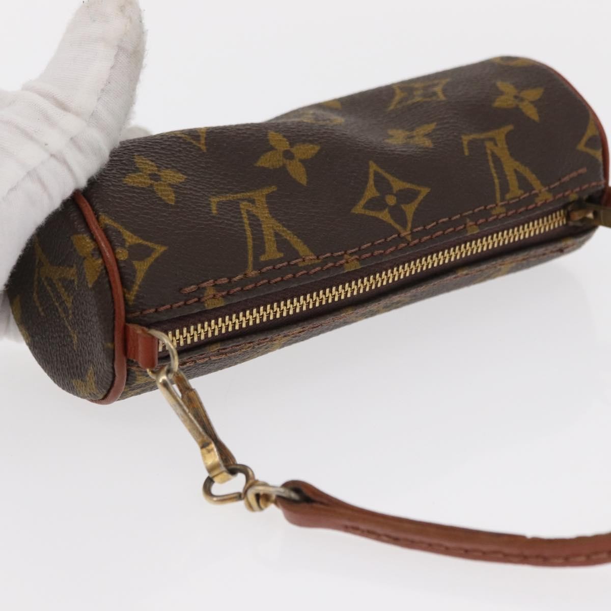 Louis Vuitton Papillon Pochette Monogram Canvas Brown Canvas Clutche & Pouche Bag (Pre-Owned)