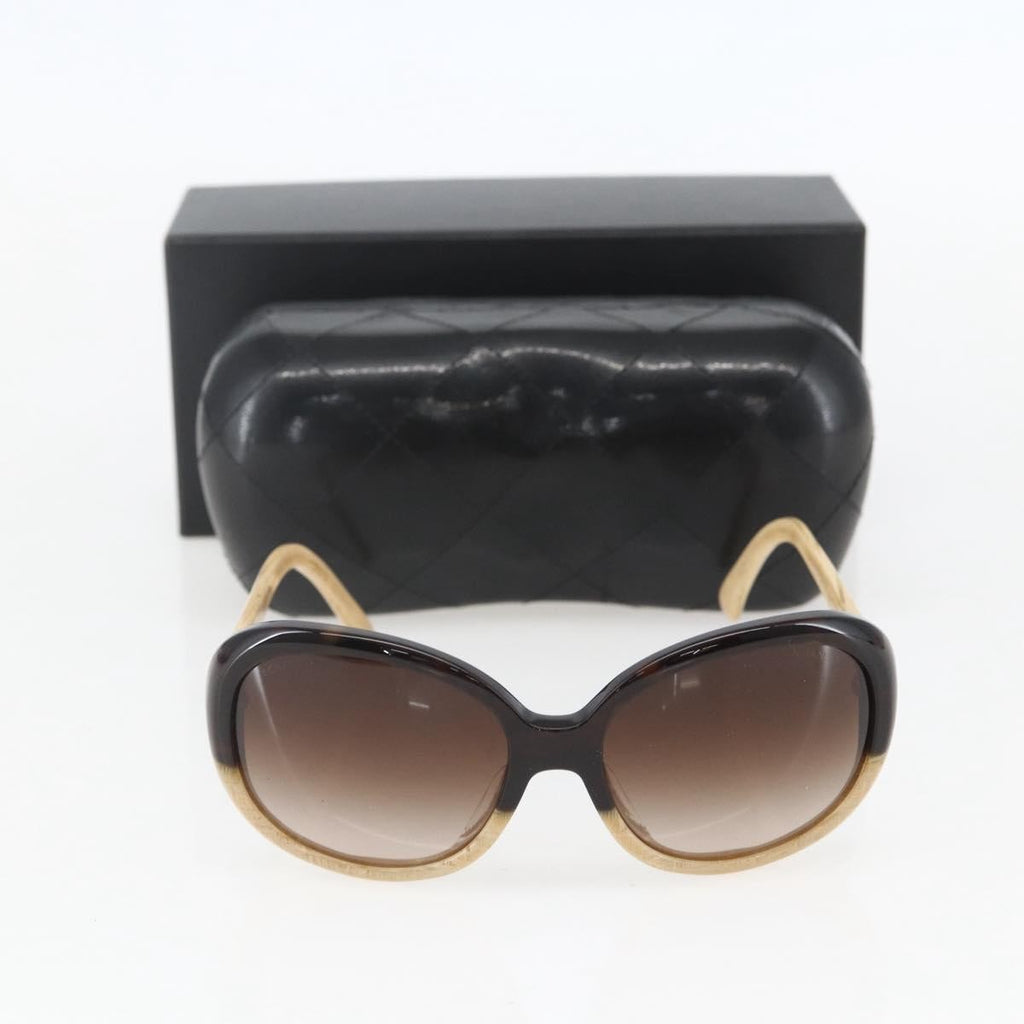 Chanel Logo Cc Sunglasses Plastic Beige Plastic Sunglasse Accessory (Pre-Owned)