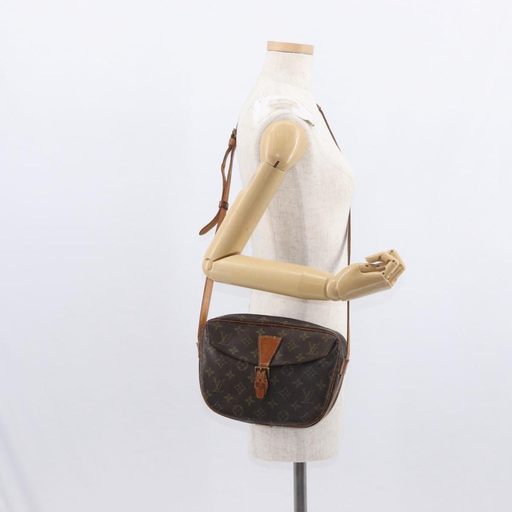 Louis Vuitton Jeune Fille Handbag Monogram Canvas Brown Canvas Shoulder Bag Bag (Pre-Owned)
