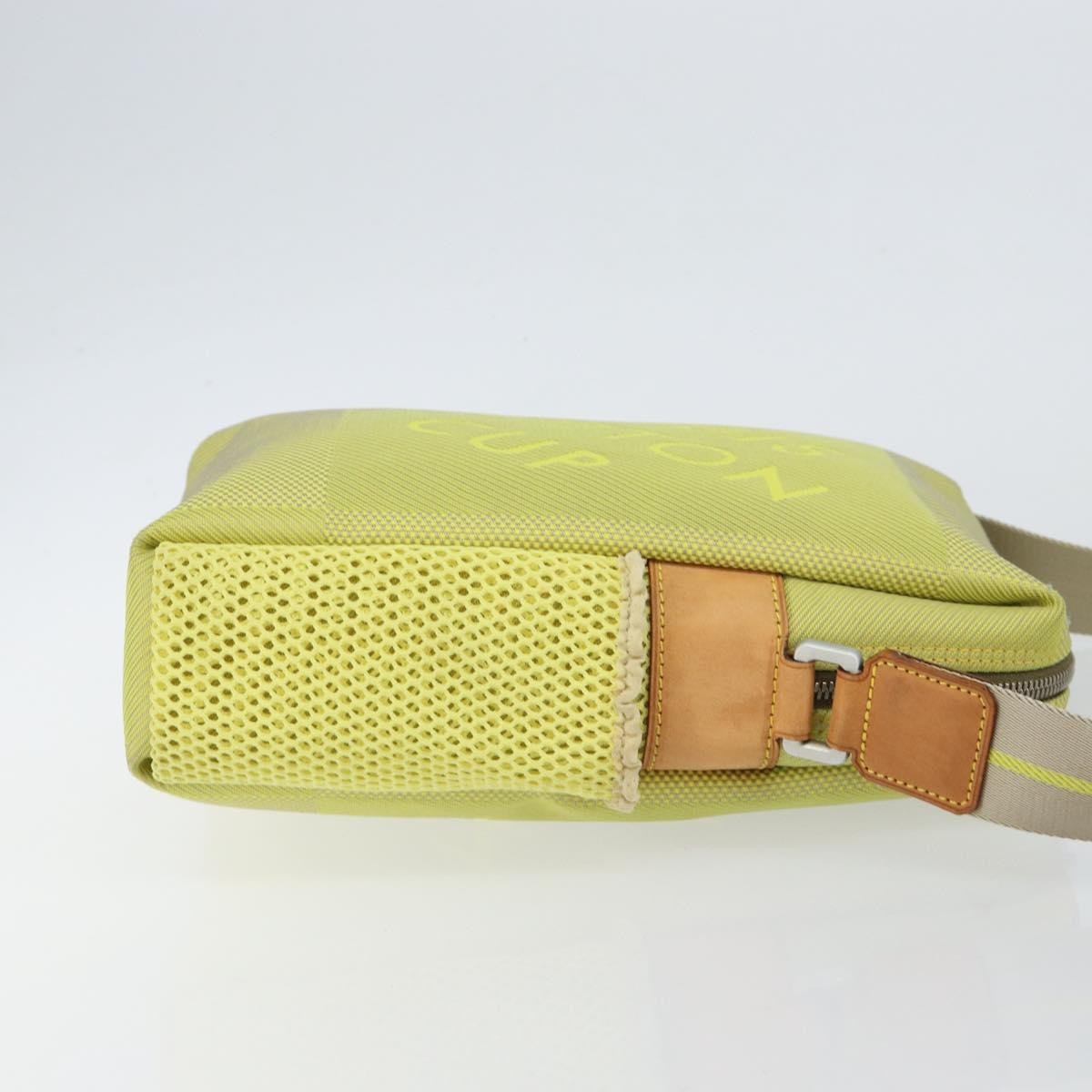 Louis Vuitton Cup Weathery Bag Damier Geant Canvas Yellow Canvas Shoulder Bag Bag (Pre-Owned)