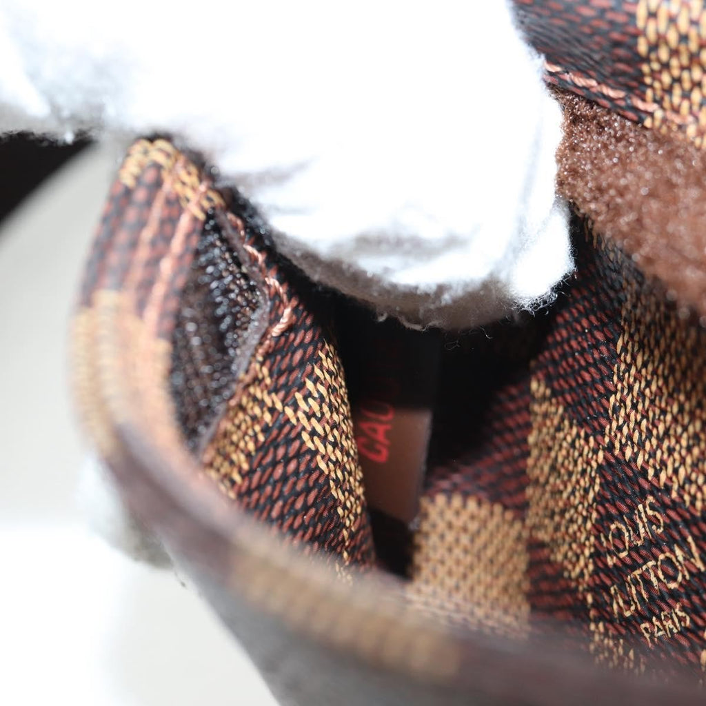 Louis Vuitton Geronimos Waist Bag Damier Brown Canvas Shoulder Bag Bag (Pre-Owned)