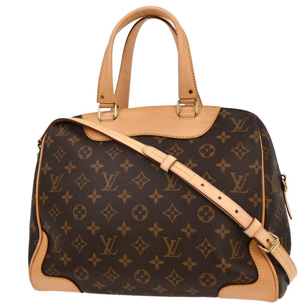 Louis Vuitton Retiro Handbag Monogram Canvas Brown Canvas Handbag (Pre-Owned)