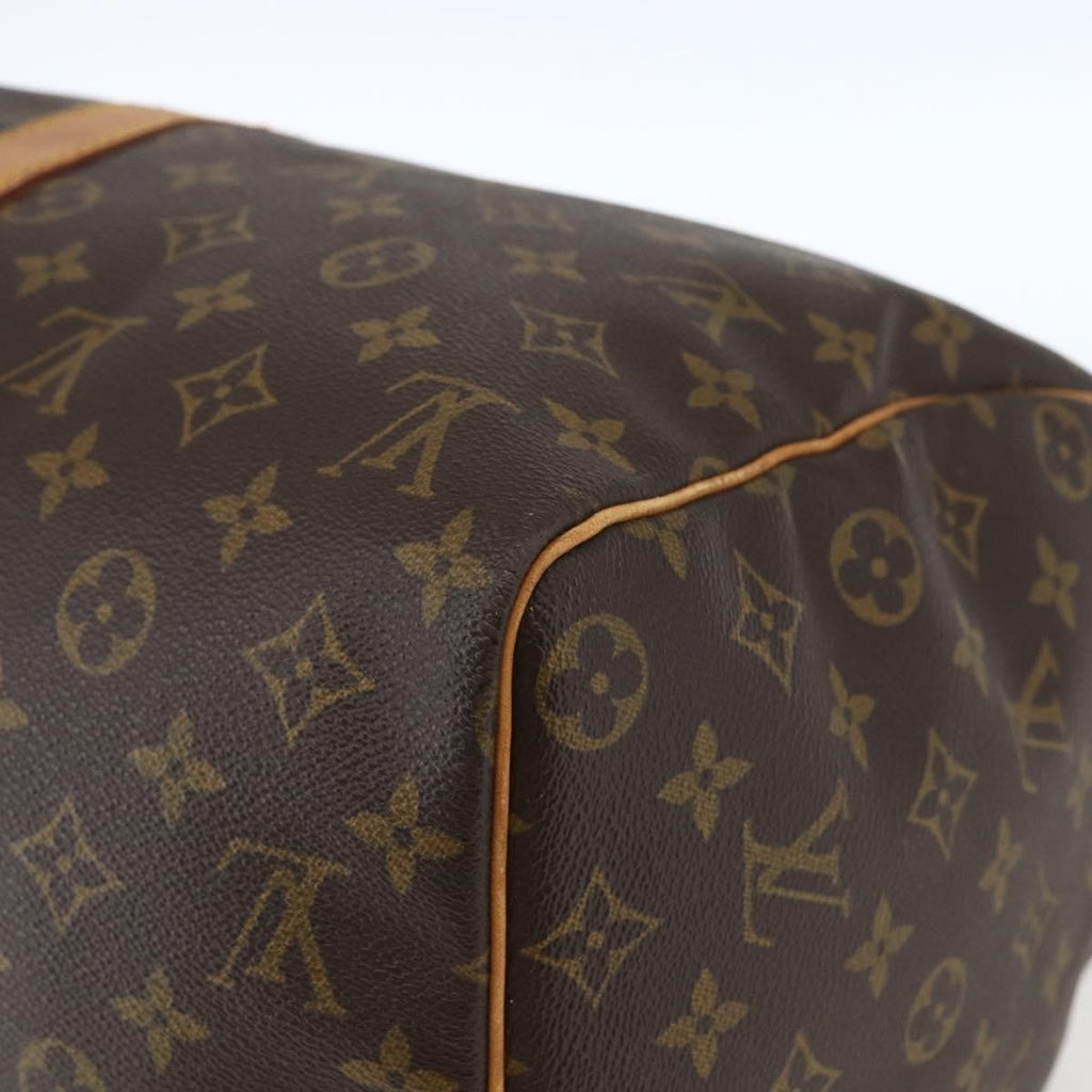 Louis Vuitton Keepall Bag Monogram Canvas Brown Canvas Travel Bag Bag (Pre-Owned)