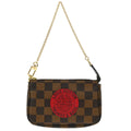 Louis Vuitton Pochette Accessoires Limited Edition Damier Brown Canvas Clutche & Pouche Bag (Pre-Owned)