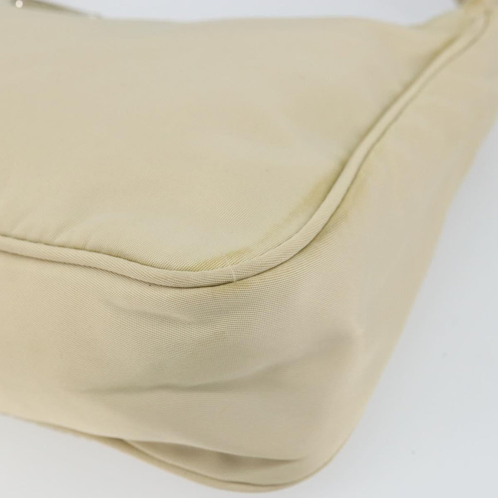 Prada Re-Edition 2000 Hobo Tessuto Silver Nylon Handbag (Pre-Owned)