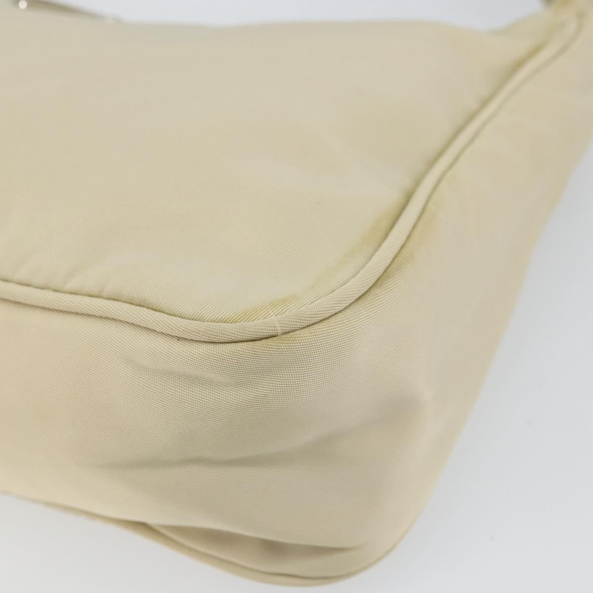 Prada Re-Edition 2000 Hobo Tessuto Silver Nylon Handbag (Pre-Owned)