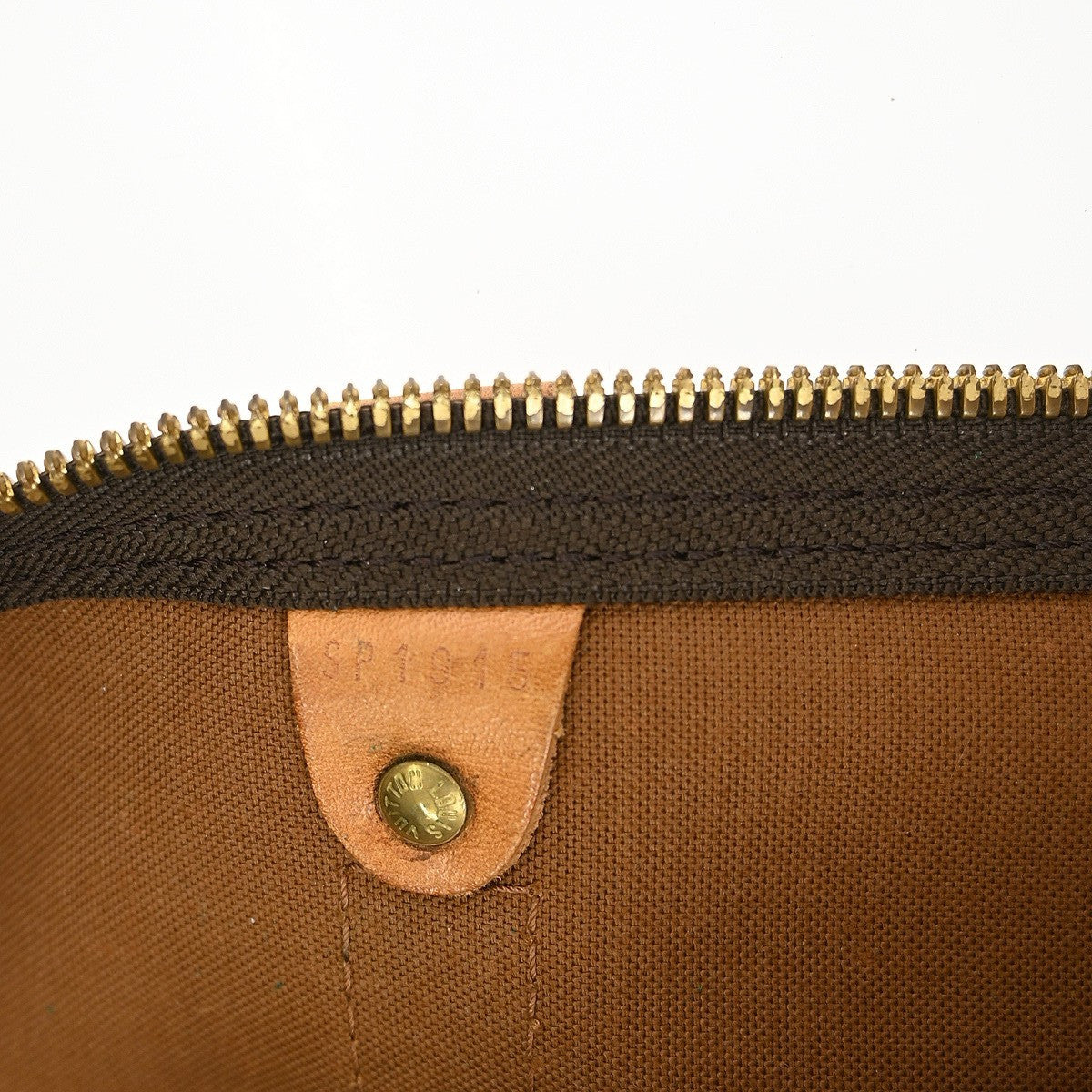 Louis Vuitton Keepall Bag Monogram Canvas Brown Canvas Travel Bag Bag (Pre-Owned)