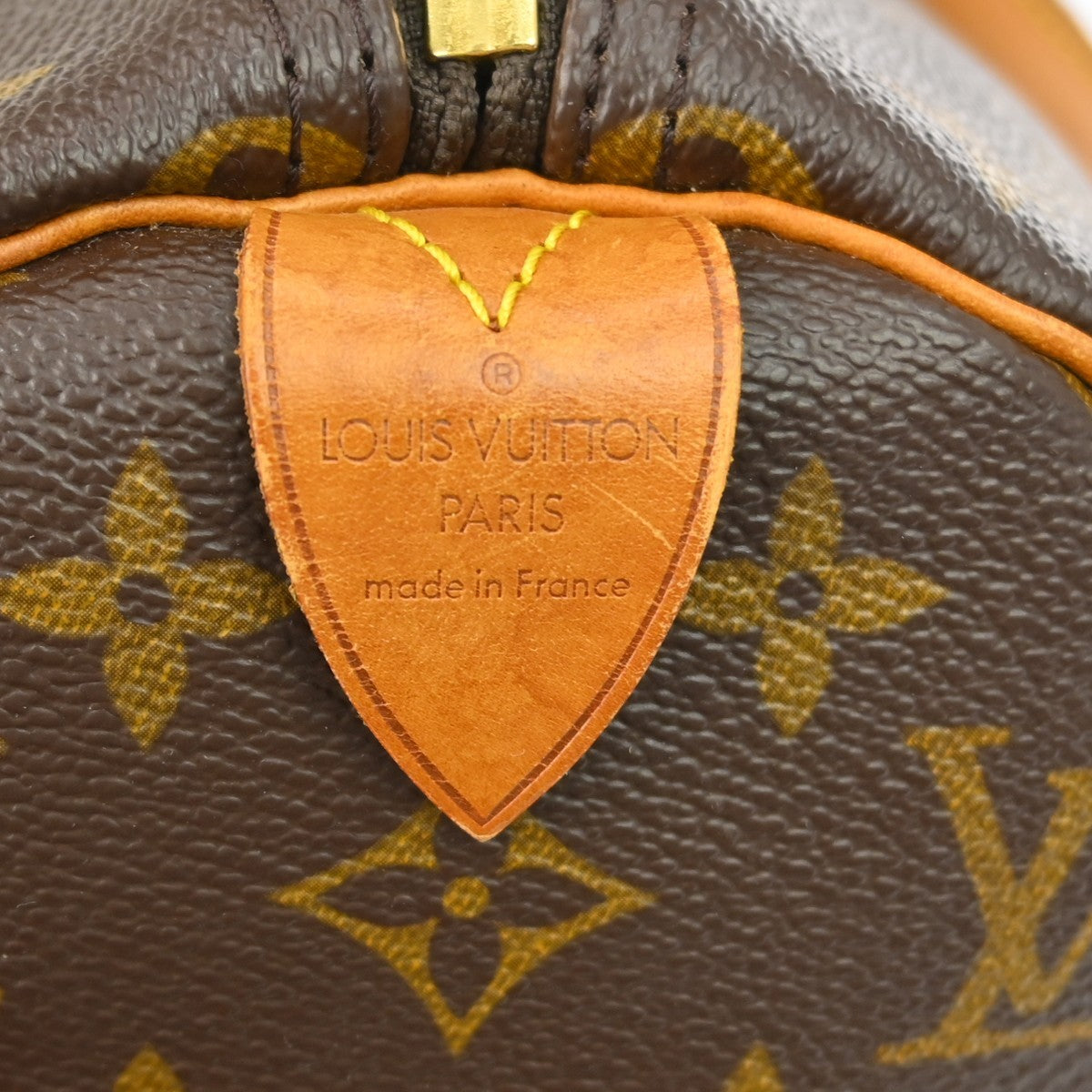 Louis Vuitton Keepall Bag Monogram Canvas Brown Canvas Travel Bag Bag (Pre-Owned)