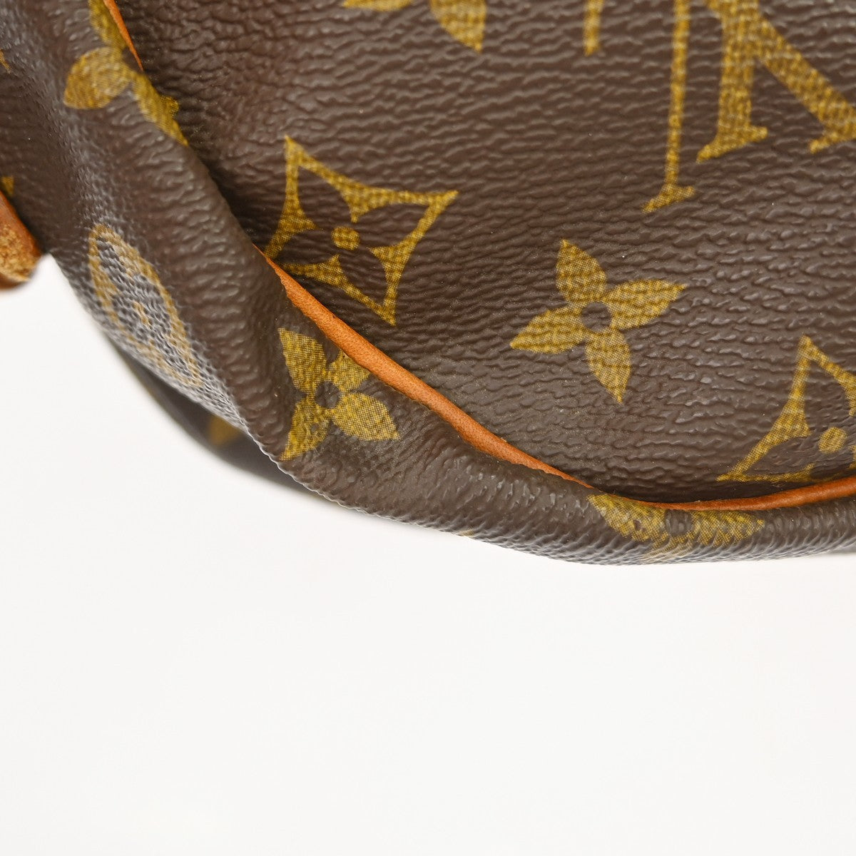 Louis Vuitton Saumur Handbag Monogram Canvas Brown Canvas Shoulder Bag Bag (Pre-Owned)
