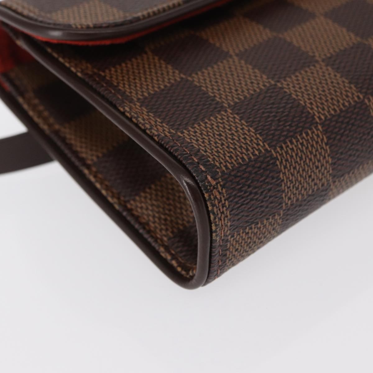 Louis Vuitton Florentine Waist Bag Monogram Canvas Brown Canvas Clutche & Pouche Bag (Pre-Owned)