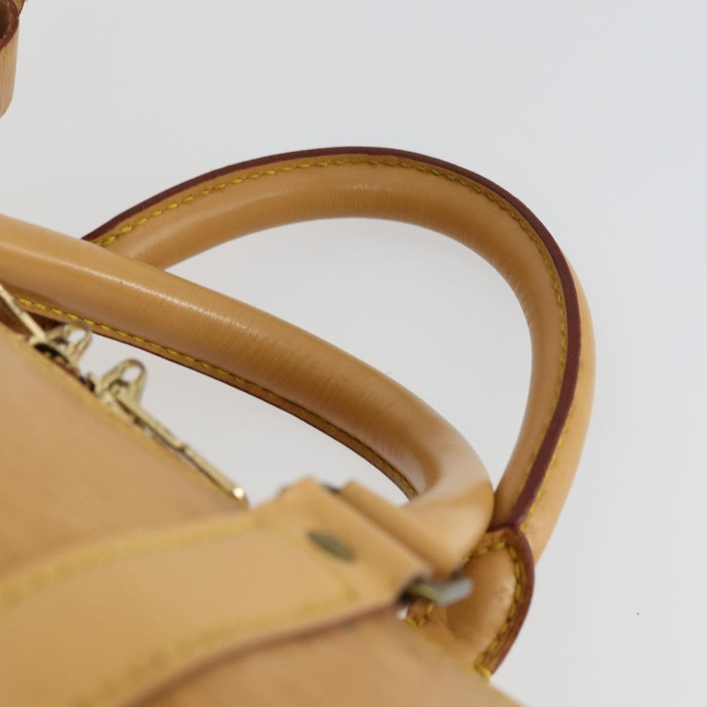 Louis Vuitton Keepall Bag Epi Leather Beige Leather Travel Bag Bag (Pre-Owned)