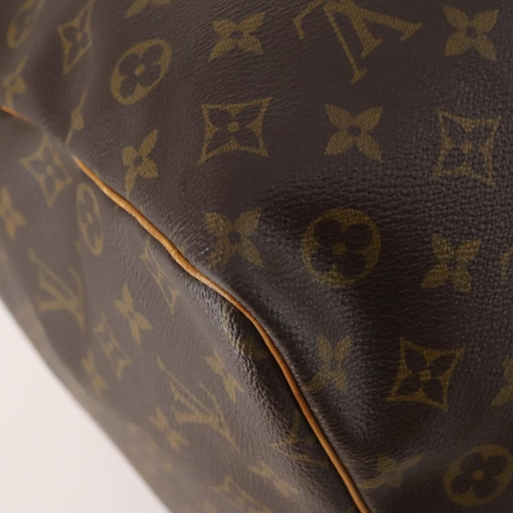 Louis Vuitton Keepall Bag Monogram Canvas Brown Canvas Travel Bag Bag (Pre-Owned)