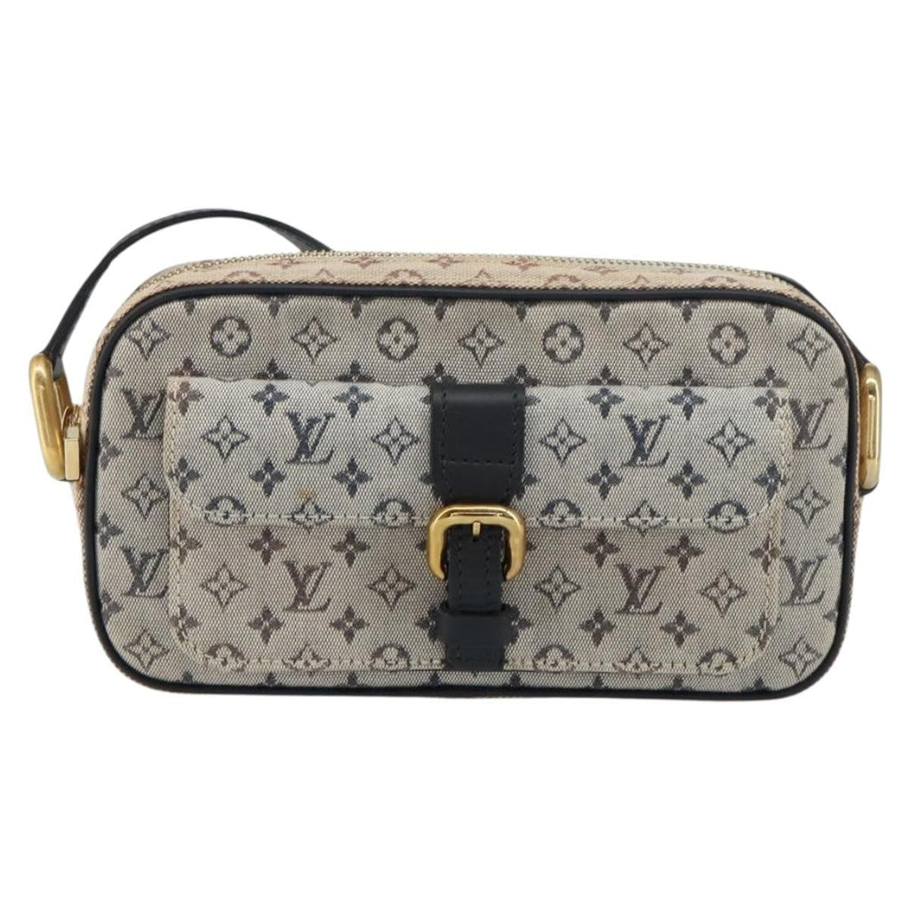 Louis Vuitton Juliette Crossbody Bag Mini Lin Blue Canvas Shoulder Bag Bag (Pre-Owned)