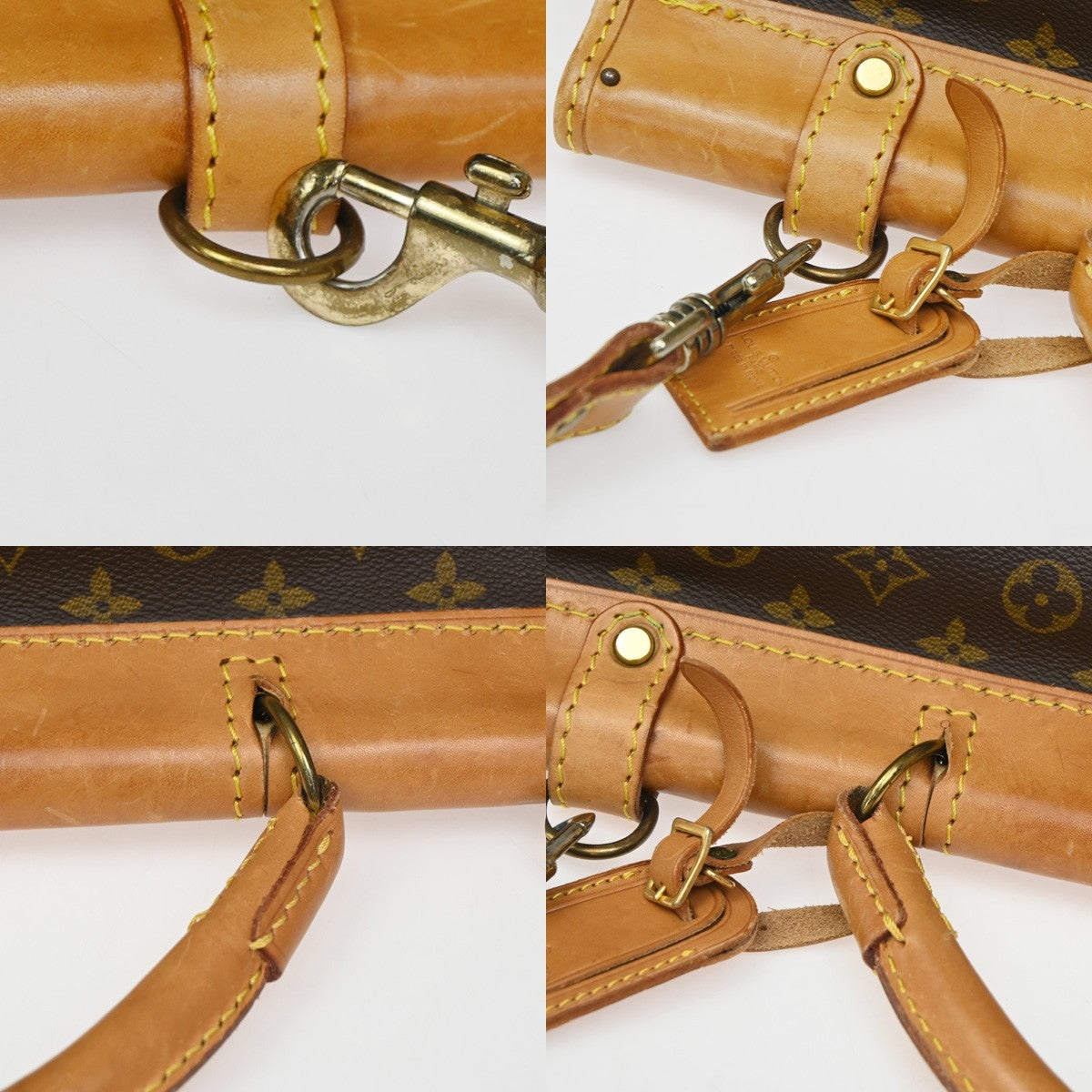 Louis Vuitton Sac Chasse Hunting Bag Monogram Canvas Brown Canvas Briefcase Bag (Pre-Owned)