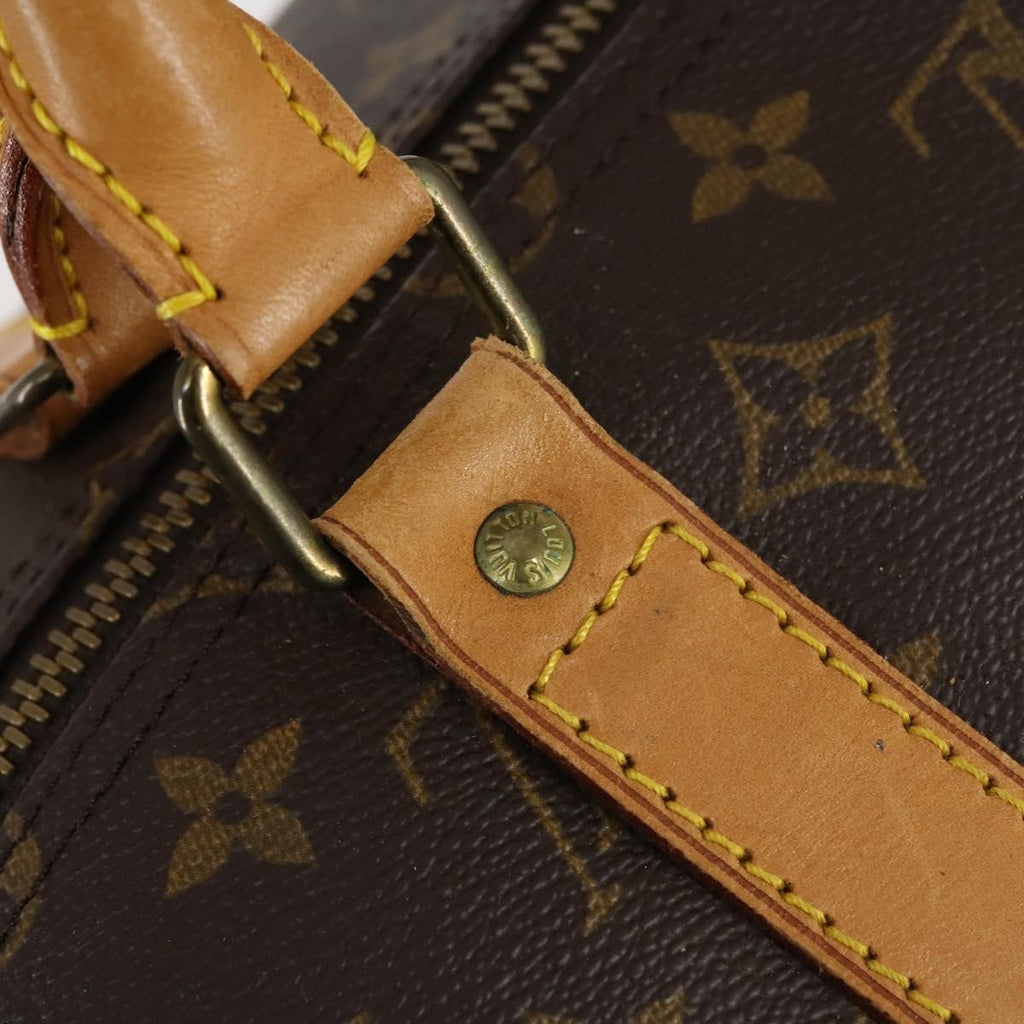 Louis Vuitton Keepall Bag Monogram Canvas Brown Canvas Travel Bag Bag (Pre-Owned)