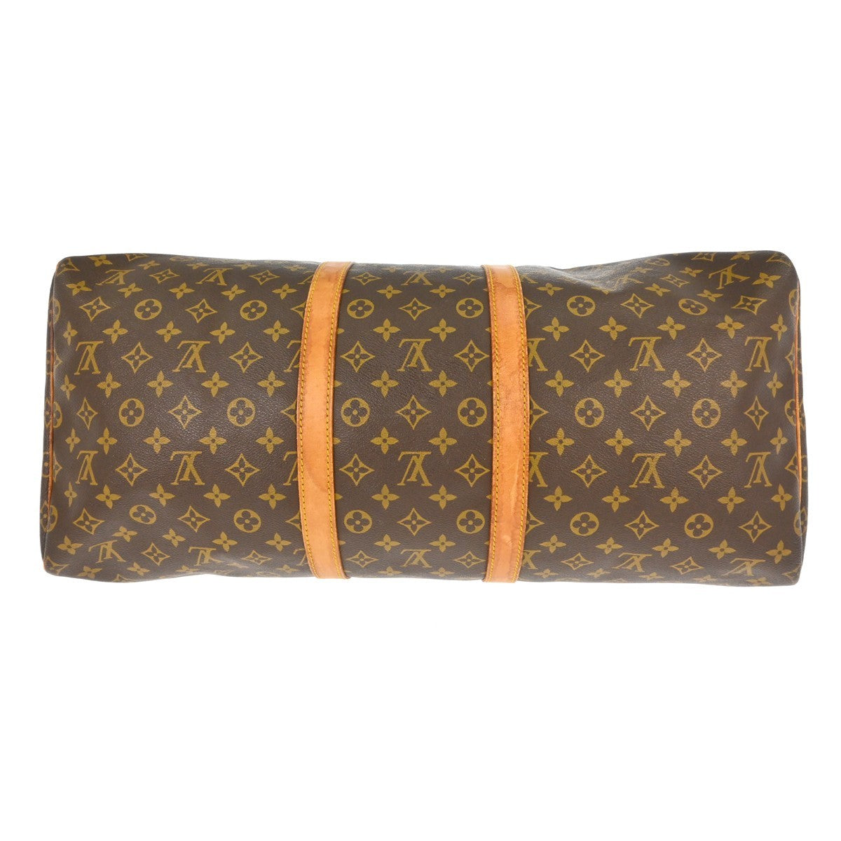 Louis Vuitton Keepall Bag Monogram Canvas Brown Canvas Travel Bag Bag (Pre-Owned)