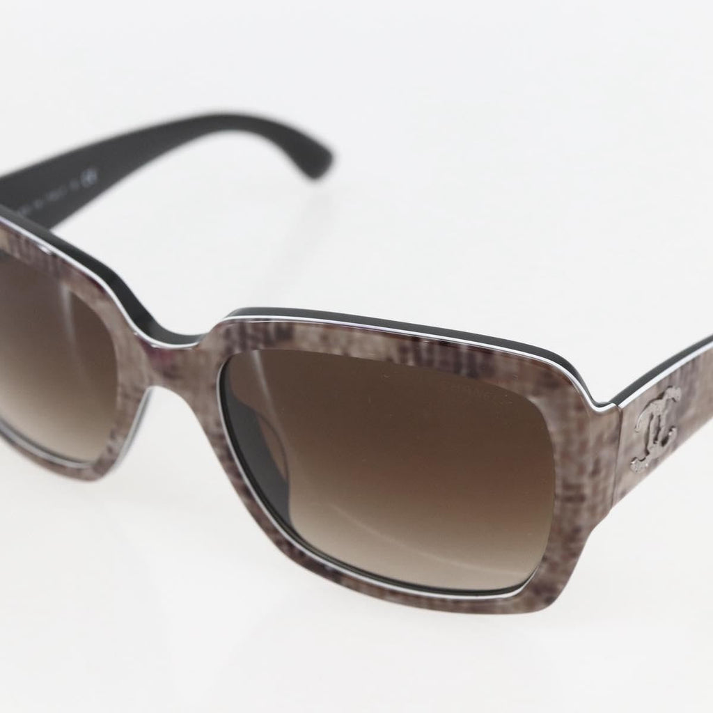 Chanel Logo Cc Sunglasses Plastic Beige Plastic Sunglasse Accessory (Pre-Owned)