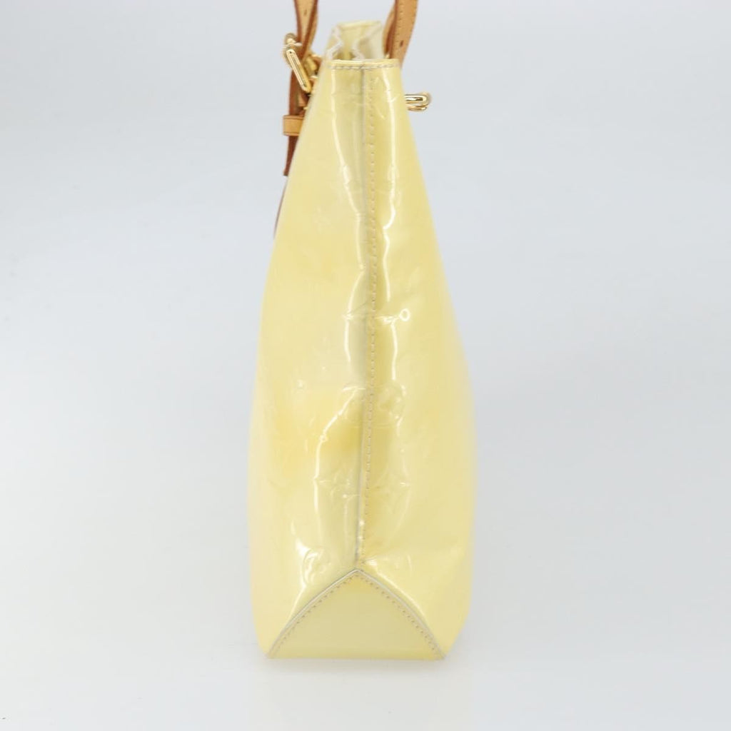 Louis Vuitton Brentwood Handbag Monogram Vernis Yellow Patent_Leather Tote Bag Bag (Pre-Owned)