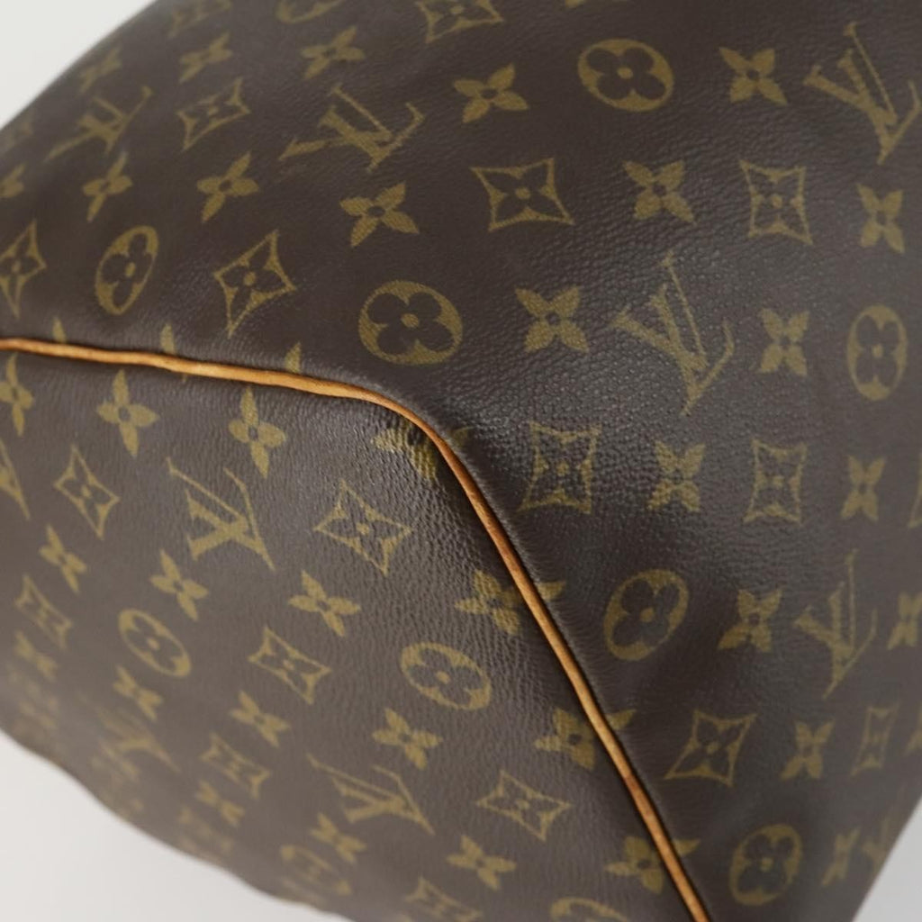 Louis Vuitton Keepall Bag Monogram Canvas Brown Canvas Travel Bag Bag (Pre-Owned)