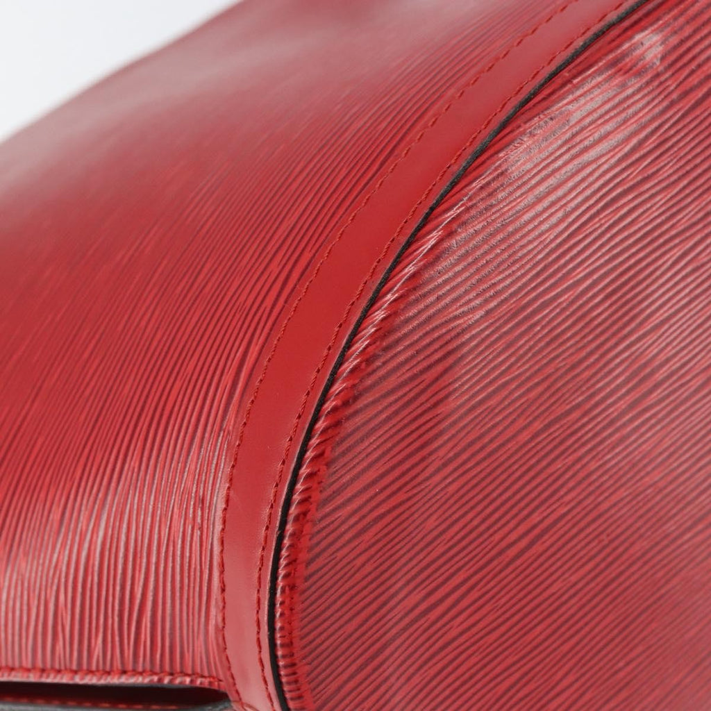 Louis Vuitton Saint Jacques Handbag Epi Leather Red Leather Shoulder Bag Bag (Pre-Owned)
