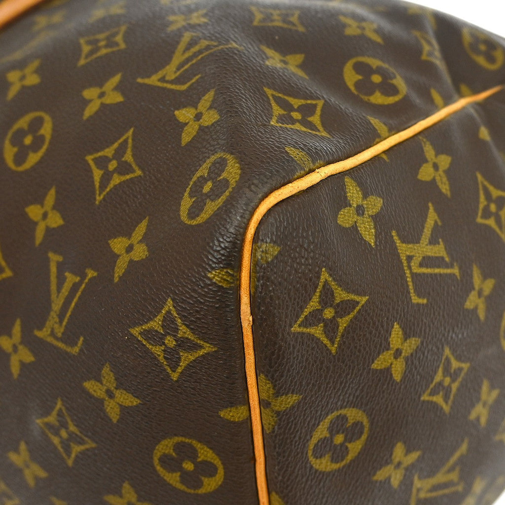 Louis Vuitton Keepall Bag Monogram Canvas Brown Canvas Travel Bag Bag (Pre-Owned)