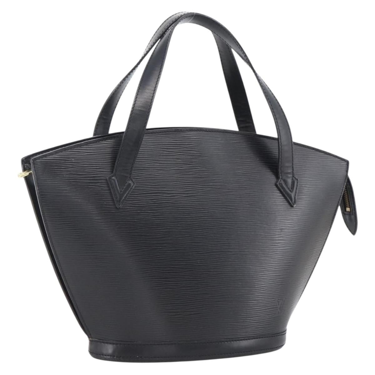 Louis Vuitton Saint Jacques Nm Handbag Epi Leather Black Leather Handbag (Pre-Owned)