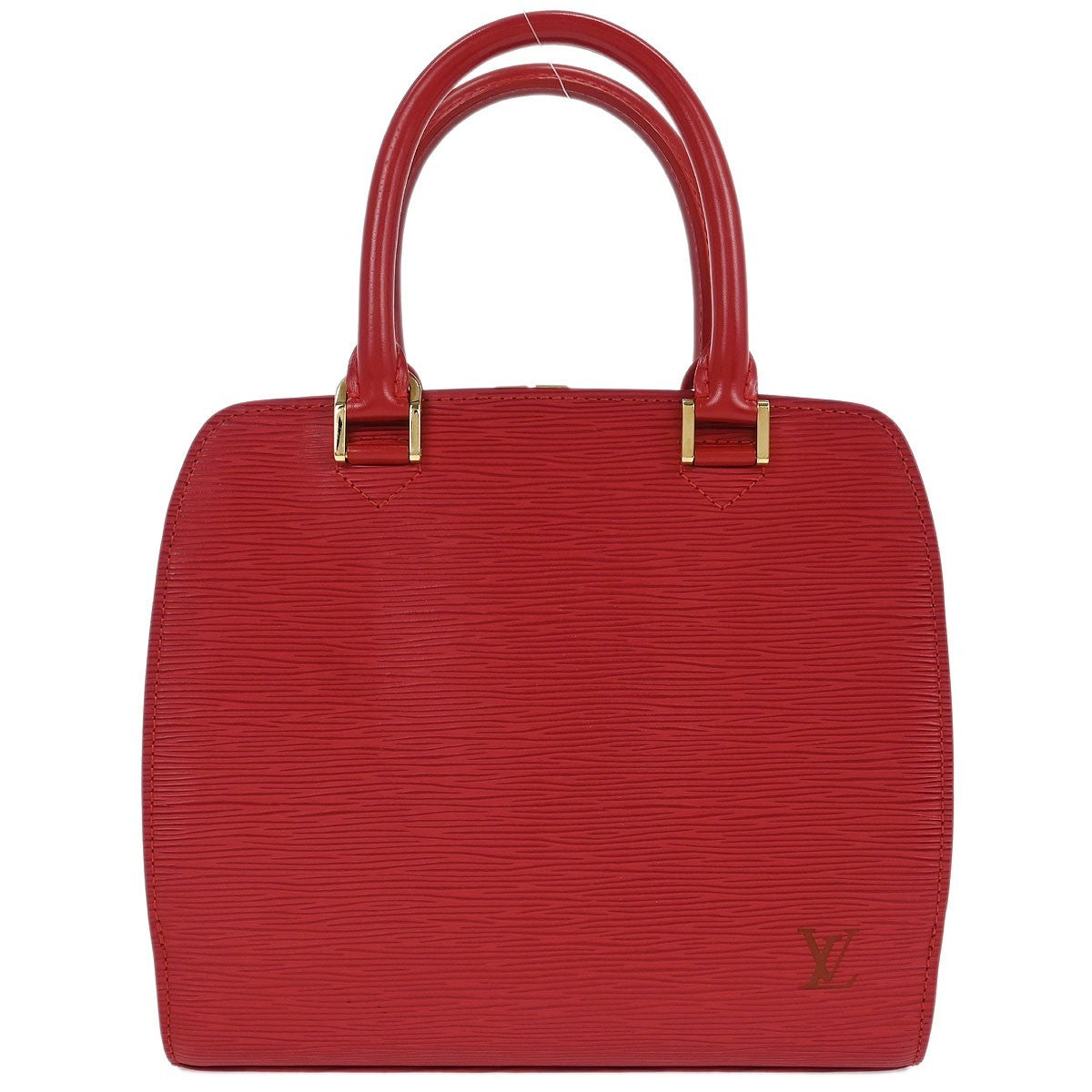 Louis Vuitton Pont Neuf Handbag Epi Leather Red Leather Handbag (Pre-Owned)