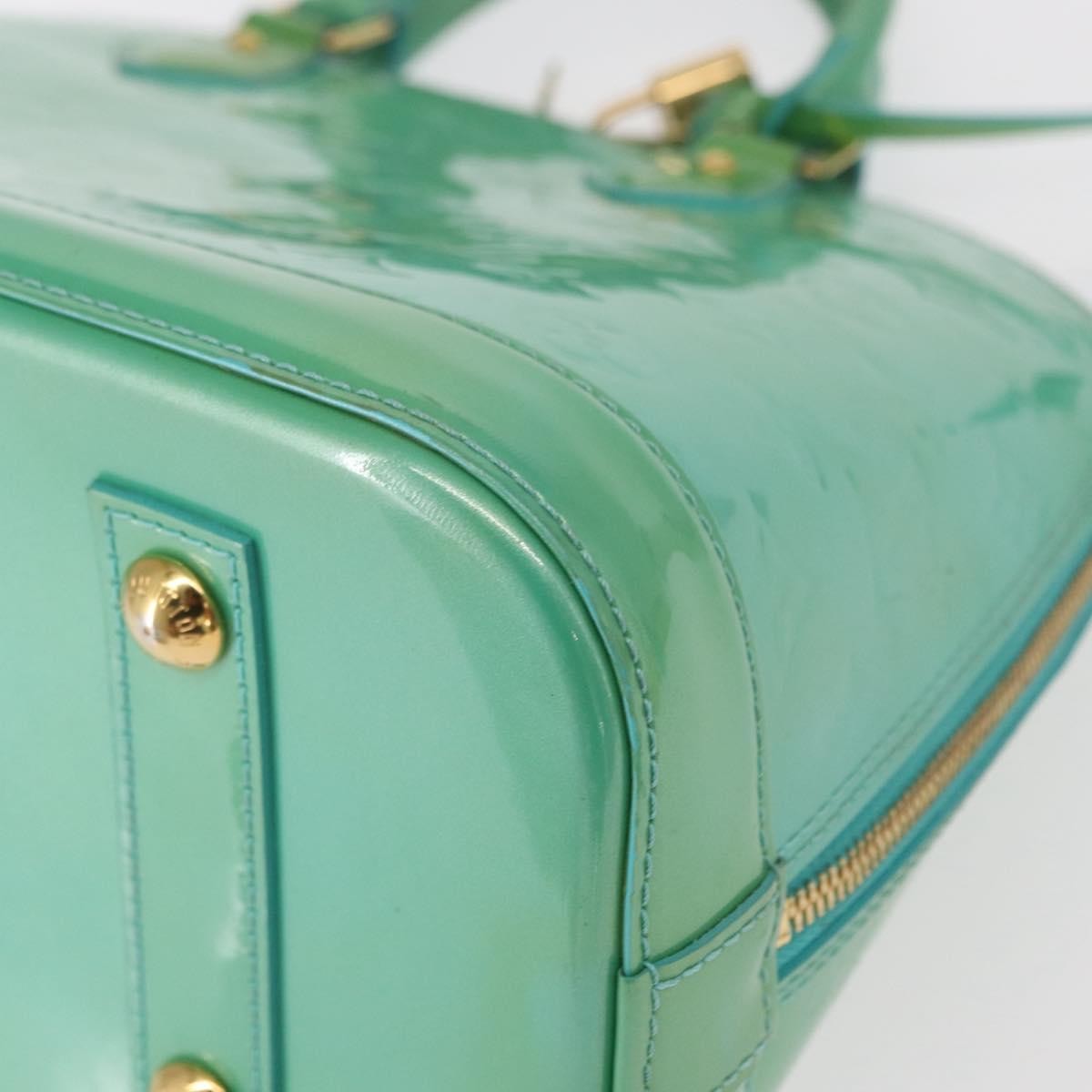 Louis Vuitton Alma Handbag Patent Leather Blue Patent_Leather Handbag (Pre-Owned)