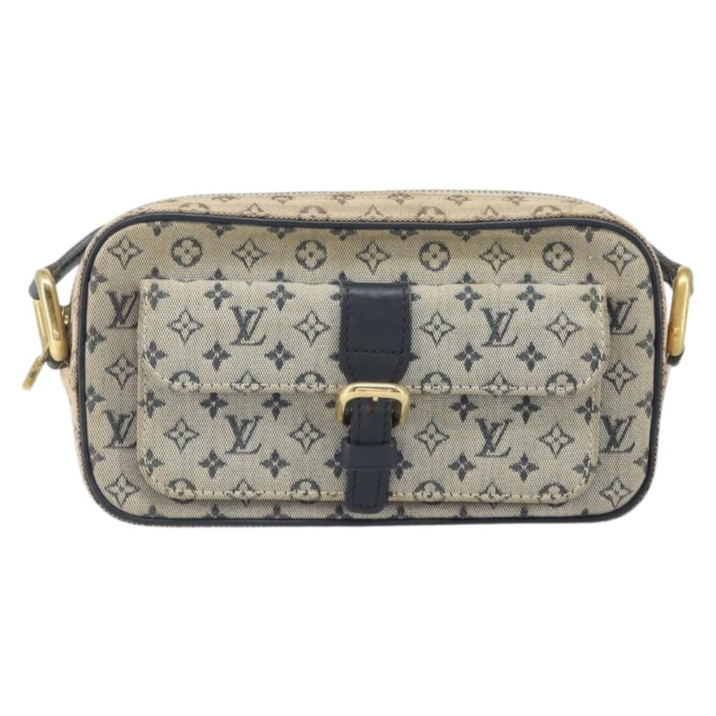 Louis Vuitton Juliette Crossbody Bag Mini Lin Blue Canvas Shoulder Bag Bag (Pre-Owned)
