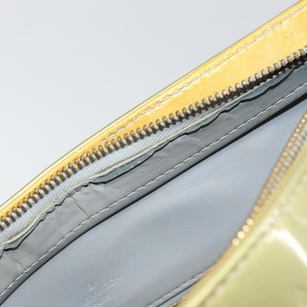 Louis Vuitton Houston Handbag Monogram Vernis Gray Patent_Leather Handbag (Pre-Owned)