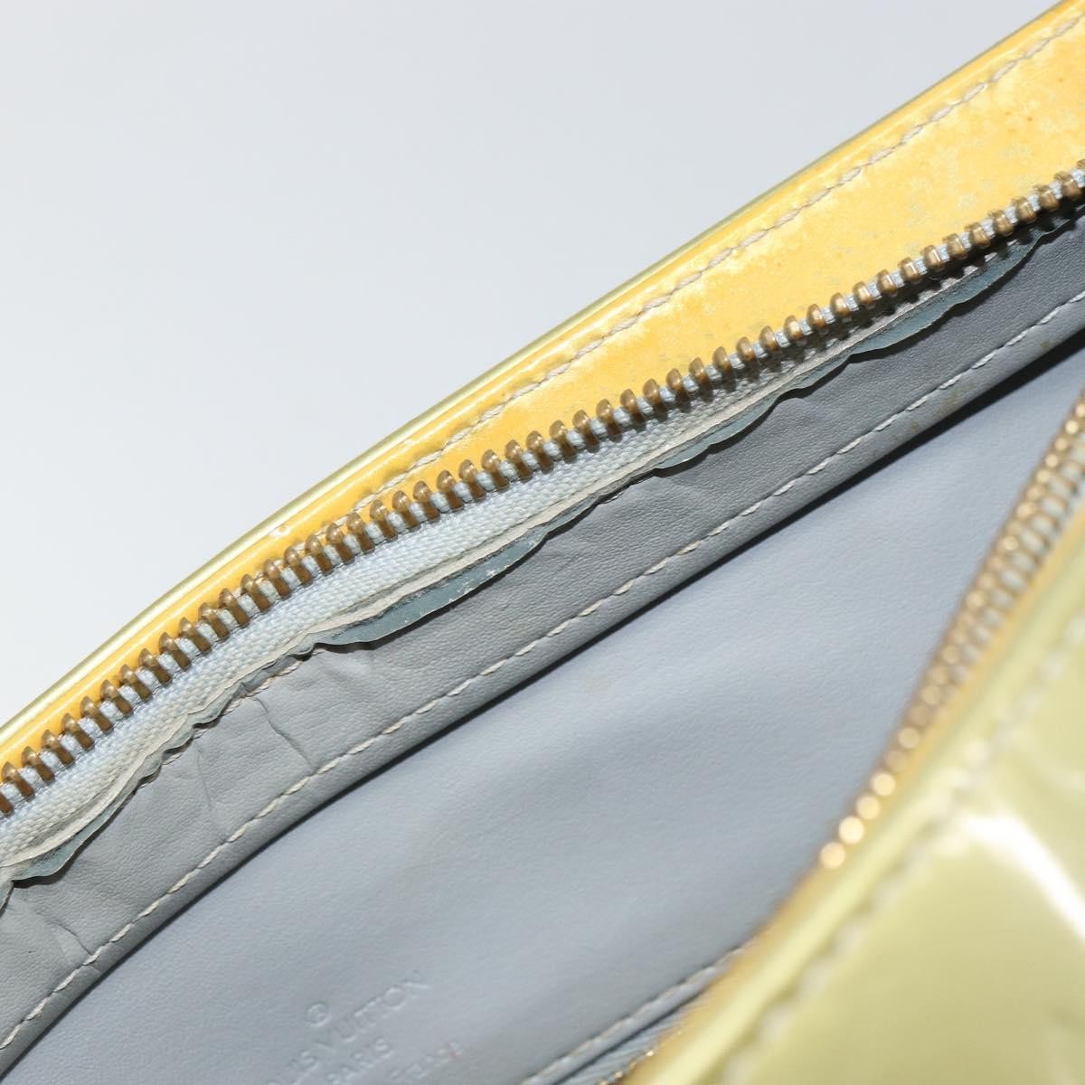 Louis Vuitton Houston Handbag Monogram Vernis Gray Patent_Leather Handbag (Pre-Owned)