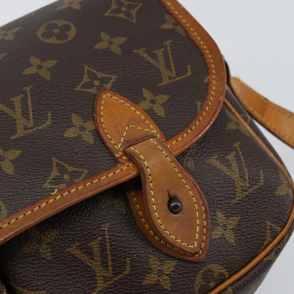 Louis Vuitton Sac Gibeciere Messenger Bag Monogram Canvas Brown Canvas Shoulder Bag Bag (Pre-Owned)