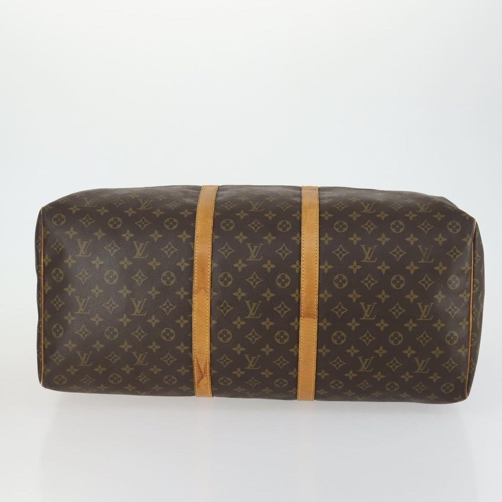 Louis Vuitton Keepall Bag Monogram Canvas Brown Canvas Travel Bag Bag (Pre-Owned)