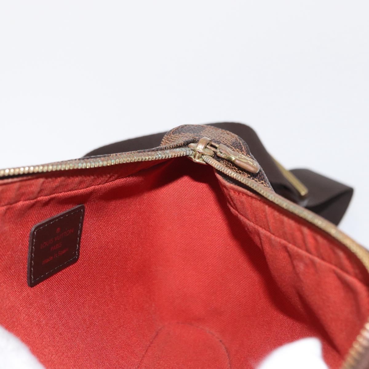 Louis Vuitton Geronimos Waist Bag Damier Brown Canvas Clutche & Pouche Bag (Pre-Owned)