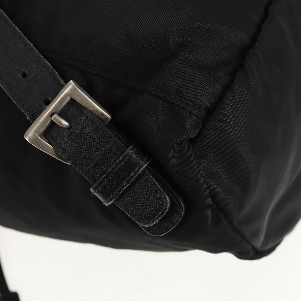 Prada Front Pocket Backpack Tessuto Black Nylon Backpack Bag (Pre-Owned)