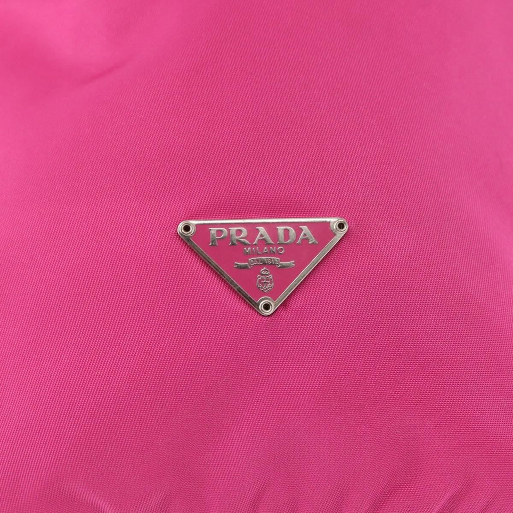 Prada Pochette Nylon Pink Nylon Clutche & Pouche Bag (Pre-Owned)