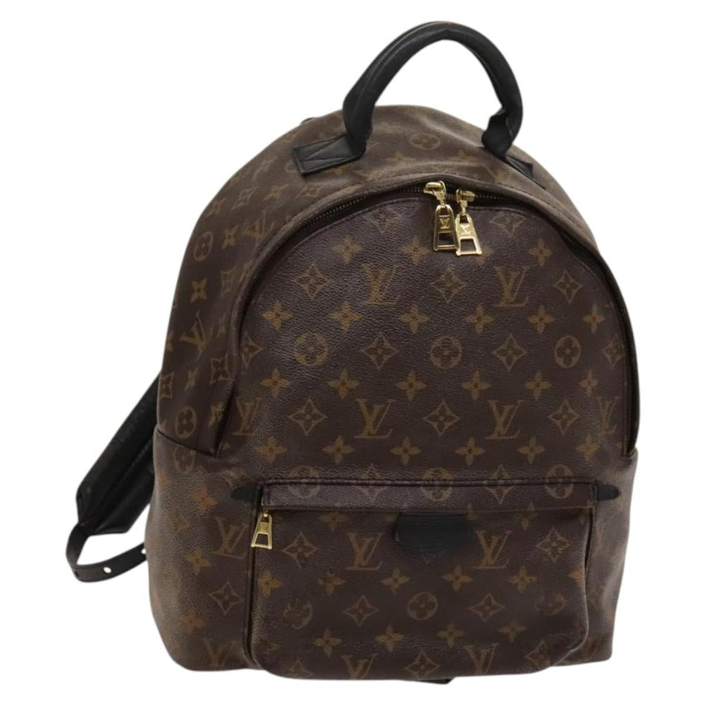 Louis Vuitton Palm Springs Backpack Monogram Canvas Brown Canvas Backpack Bag (Pre-Owned)